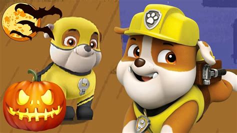 Paw Patrol Especial De Halloween Patrulla De Cachorros Rubble