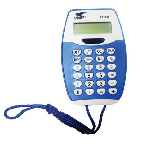 Calculadora Port Til De Bolso Cord O D Gitos Azul Vmp