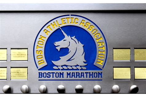 Boston Marathon Medal Display Frame Engraving Plaque Medal Displays