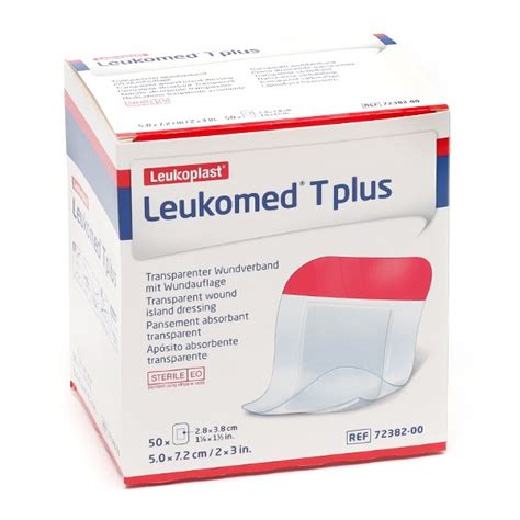 Leukomed T Plus Bsn 50 Pansements Absorbants Transparents Pour Plaies