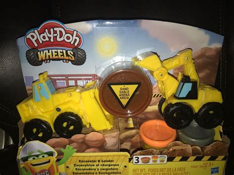 Play Doh Wheels Excavator Loader Construction Toys Playset New Gift