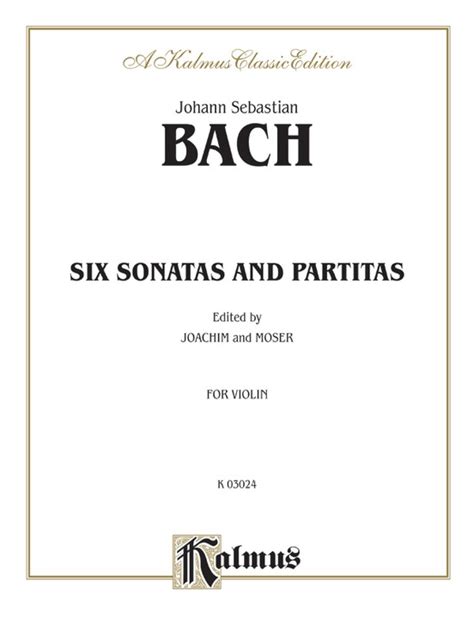 Six Sonatas And Partitas Violin Book Johann Sebastian Bach Sheet Music