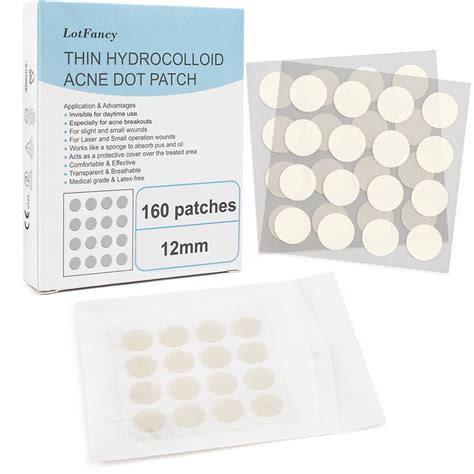 160 Acne Dots Hydrocolloid Pimple Patches Cystic Acne Patch Face Spot