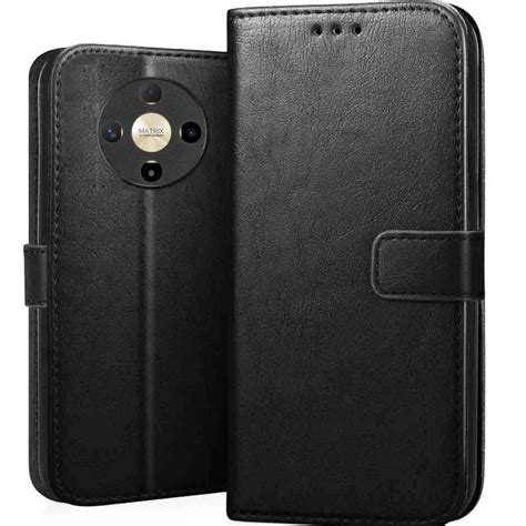 Clickaway Wallet Flip Cover For Honor X B G Premium Vintage Pu