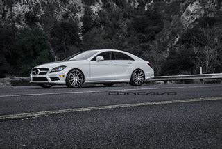 Mercedes Benz CLS550 On CW 12 Matte Black Machined Face Flickr