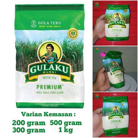 Jual Gula Pasir Gulaku Gram Gram Gram Gram Kg