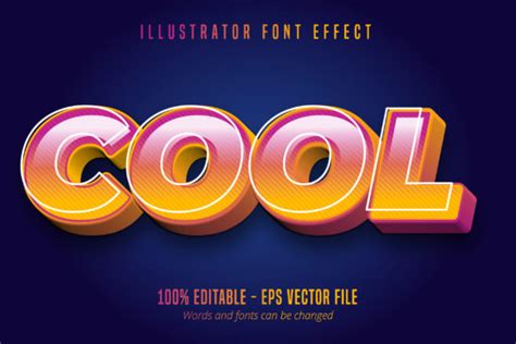 Cool Text 3d Editable Font Effect Gráfico Por Mustafa Beksen