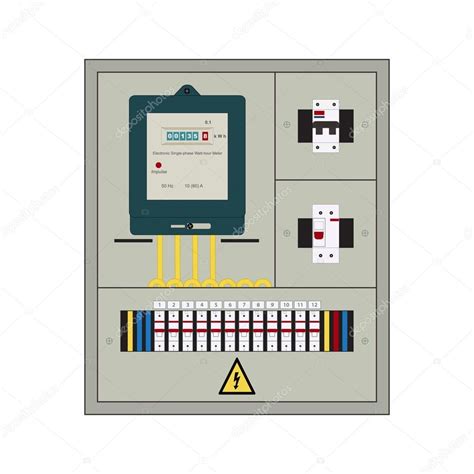 Electrical panel, box Stock Vector by ©Alexandrus1 98397678