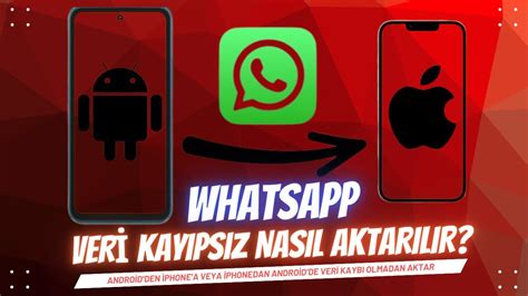 Android den iPhone a WhatsApp Aktarımı iToolab WatsGo YouTube