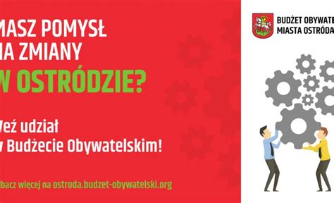 Projekty Do Bud Etu Obywatelskiego Wybrane Gmina Miejska Ostr Da