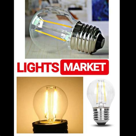 Jual Lampu Led Filament Filamen W Watt Lamp Edison Cafe Vintage