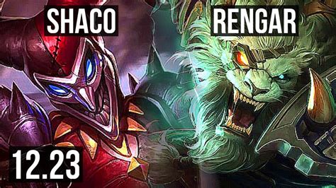 Shaco Vs Rengar Jng M Mastery Games Dominating