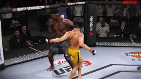 Bruce Lee Vs Francis Ngannou Ufc Ea Sports Ufc K Fight Youtube