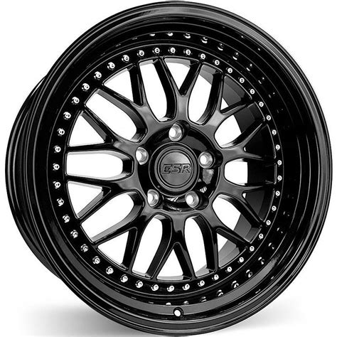 4 Staggered 18x85 18x95 Esr Sr01 Black 5x45 3022 Wheels Rims Ebay