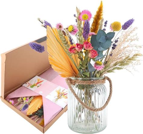 Bloompost Bloomposy Pastel Droogbloemen Boeket Brievenbusbloemen