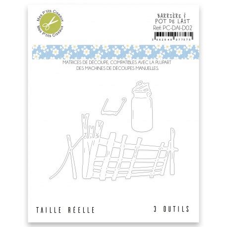 MES PETITS CISEAUX PC DAI D02 MES P TITS CISEAUX COLLECTION DAISY MATRICES DE DÉCOUPE BARRIÈRE