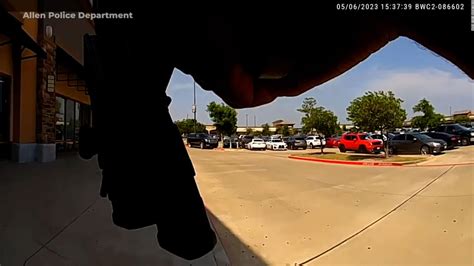 Video Bodycam Shows The Moment Allen Police Officer Heard Gunshots And