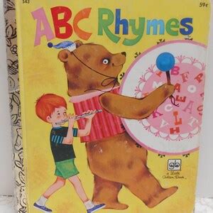 Vintage abc Rhymes Little Golden Book Originally 39 Cents - Etsy