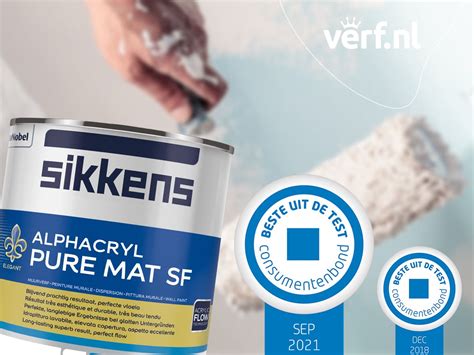 Beste Muurverf Sikkens Alphacryl Pure Mat Sf Verf Nl