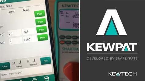 Kewpat App Manual Entry Of Pat Testing Data Youtube