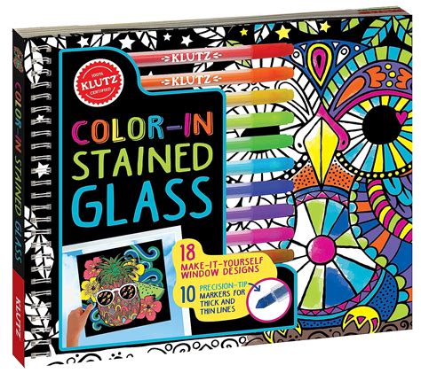 Amazon Color In Stained Glass Make It Yourself Window Designs