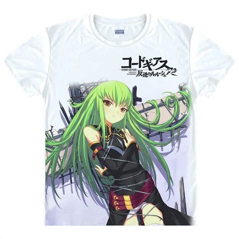 Anime Code Geass Cc Zero Lelouch Vi Britannia T Shirt Summer Tee