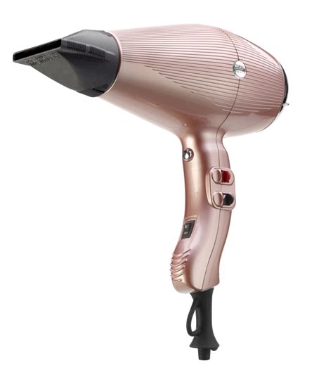 Gamma Aria Dual Ionic Rose Gold Ultralight Hairdryer Ross Caia