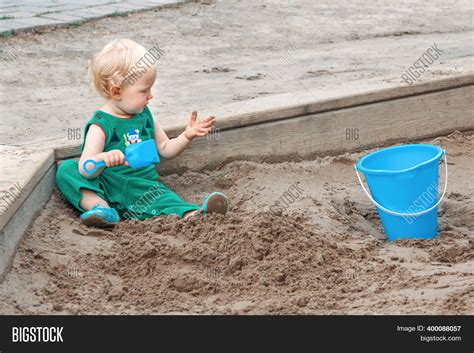 Child Baby Sandbox Image And Photo Free Trial Bigstock