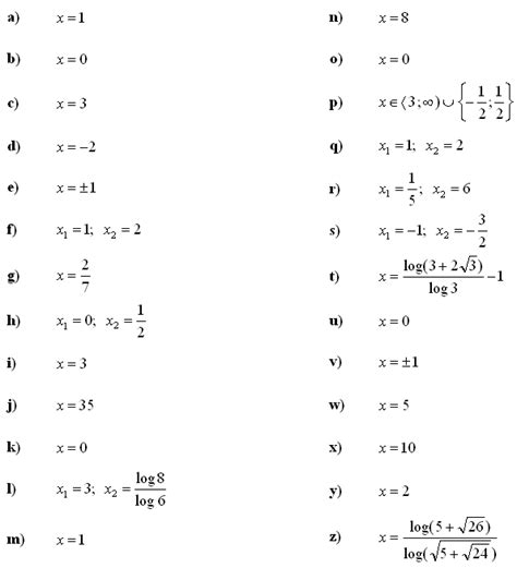 Solving Log And Exponential Equations Worksheet Printable Calendars