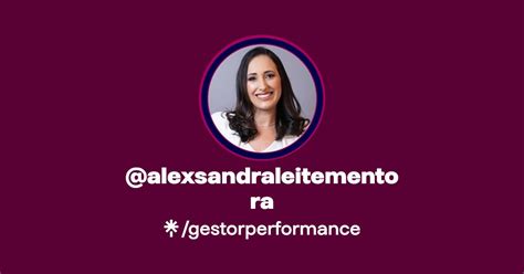 Alexsandraleitementora Instagram Linktree