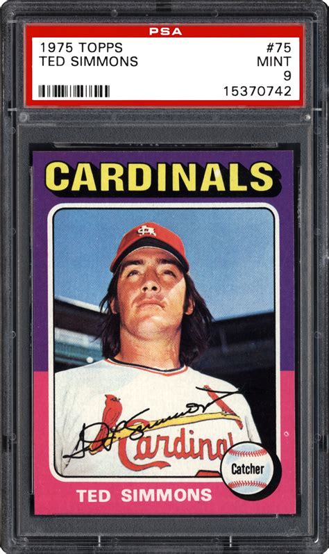 Topps Ted Simmons Psa Cardfacts