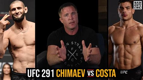 Paulo Costa Vs Khamzat Chimaev Ufc 291 Youtube