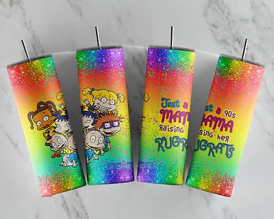 Just A Mama Raising Her Rugrats Oz Skinny Tumbler Free Shipping Ebay