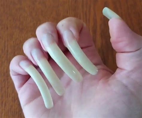 Pin On Curved Nails Long Natural Nails Nails Curved Nails