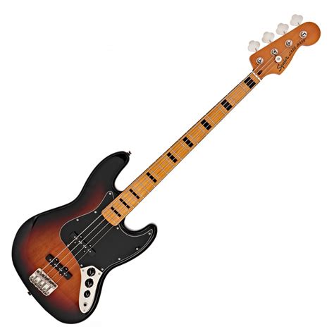 Squier Classic Vibe 70s Jazz Bass MN 3 Tone Sunburst Gear4music