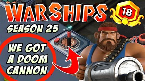 LIVE Boom Beach Warships Season 25 4 ER Doom Cannon 50 DBD