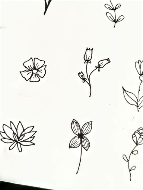 Flowers Doodles - Etsy