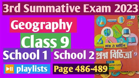 Class Ray And Martin Question Bank Geography Class Ix Prashno