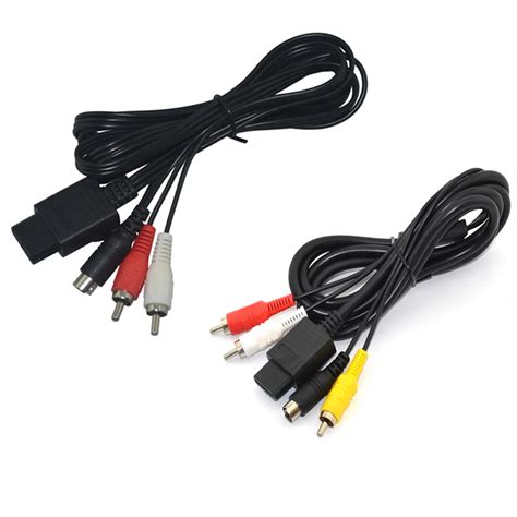 100 pces 1 8m universal 3 rca 2 rca s vídeo av áudio cabo de vídeo