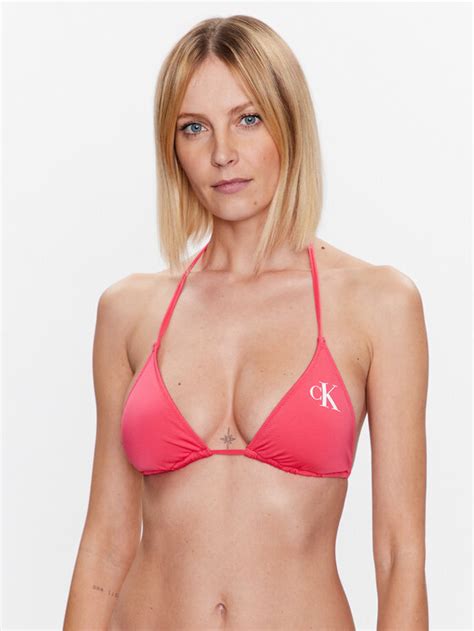 Calvin Klein Swimwear Bikini augšdaļa KW0KW01970 Rozā Modivo lv