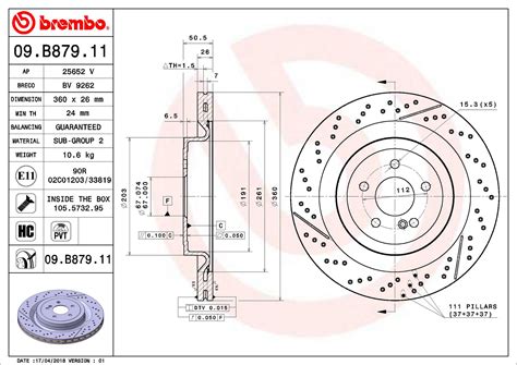 Mercedes Benz Disc Brake Pad And Rotor Kit Rear Mm Low Met