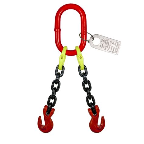 Double Leg Chain Sling With Grab Hook Chain Size In Length Ft