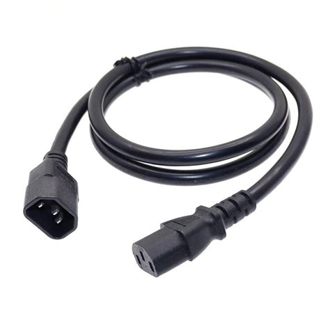 M Universal Power Supply Cord Male To Female Pdu Ups Extension Cable