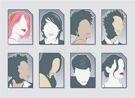 User Icons Vector. Vector illustrations created in Adobe Illustrator of ...