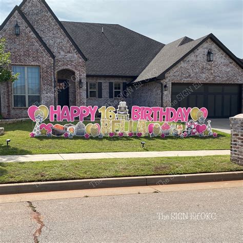 Birthday Yard Signs - The Sign Elf - Oklahoma City