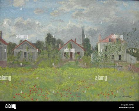 Maisons Argenteuil Par Claude Monet Photo Stock Alamy