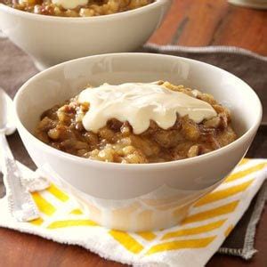 Sticky Toffee Rice Pudding With Caramel Cream Recipe Taste Of Home