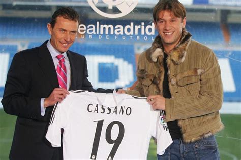 Serie A Cassano recuerda su primer día en el Real Madrid Butragueño