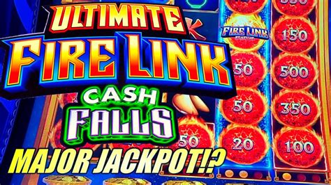 Major Redemption New Ultimate Fire Link Cash Falls Slot Machine