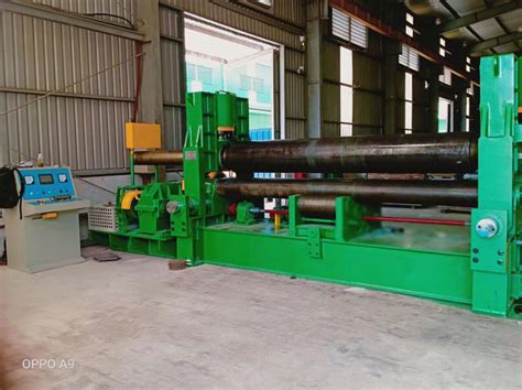 Three-Roller Steel Plate Rolling Machine hydraulic metal stainless steel rollers bending machine ...